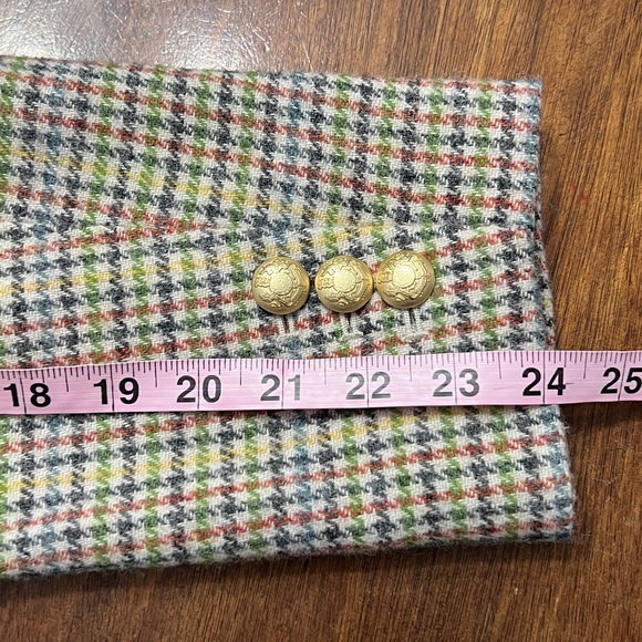 Talbots Multicolor Tweed Wool Blend Blazer Jacket Size 16 Fully Lined - Picture 11 of 13